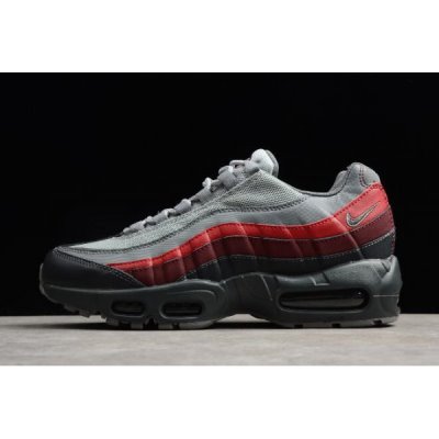 Nike Erkek Air Max 95 Essential Anthracite/Cool Koyu Gri / Gri / Kırmızı Koşu Ayakkabısı Türkiye - 8